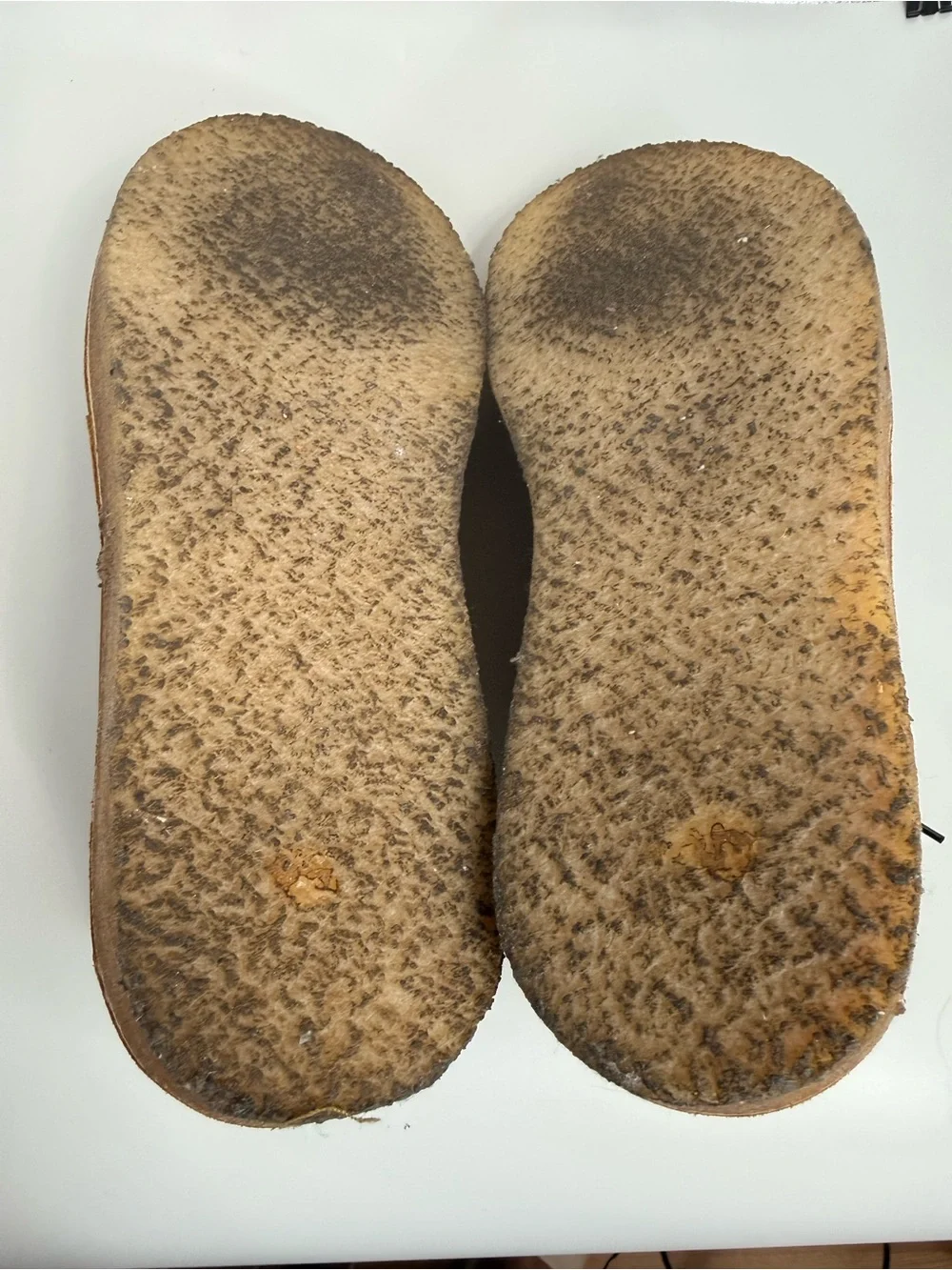 Clarks Desert Trek shoes leather crepe soles size 12